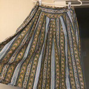 Beautiful Block-Printed Anokhi Skirt from India!